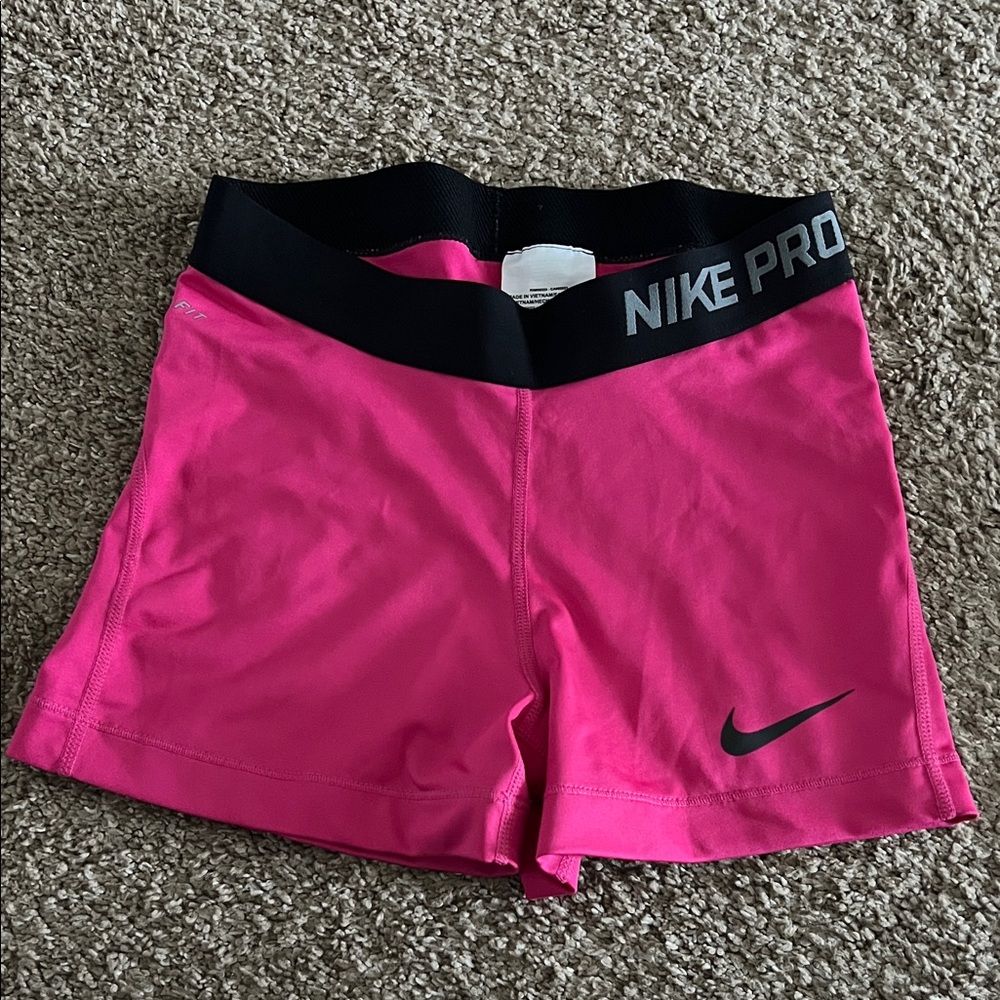 Nike Pro Women's Athletic Shorts in Vibrant Pink